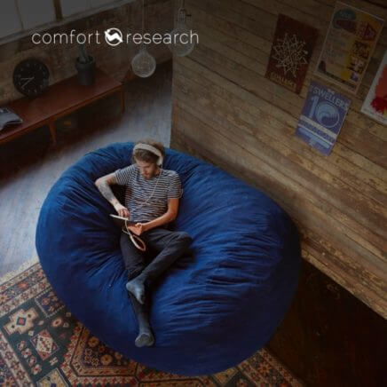 Comfort Research - man sitting comfortably in chair