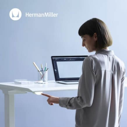 Herman Miller Live OS adjustable height desk