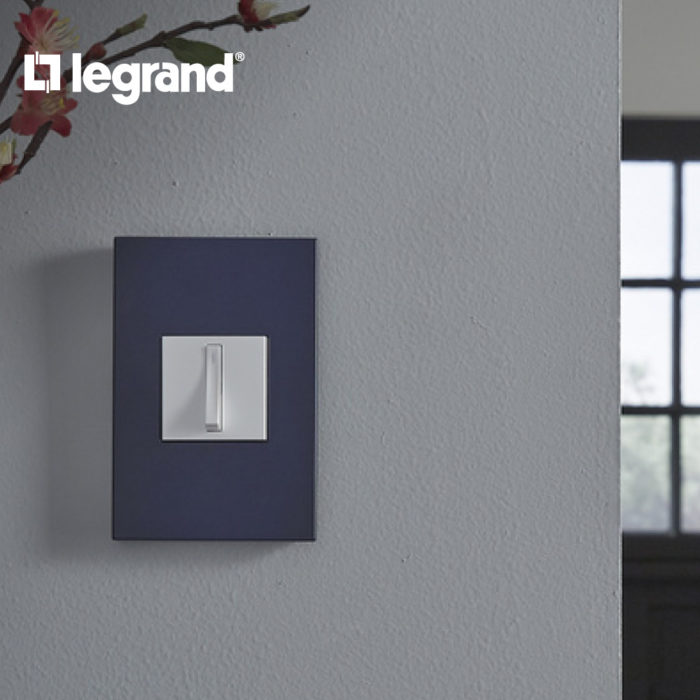 An image of a Legrand | AV product in a home.