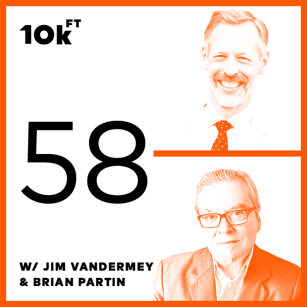Ten Thousand Feet Podcast Episode 58: Let’s Talk AI, With Jim VanderMey and Brian Partin